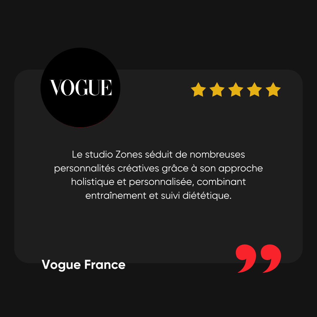 vogue avis zones sport studio 2024